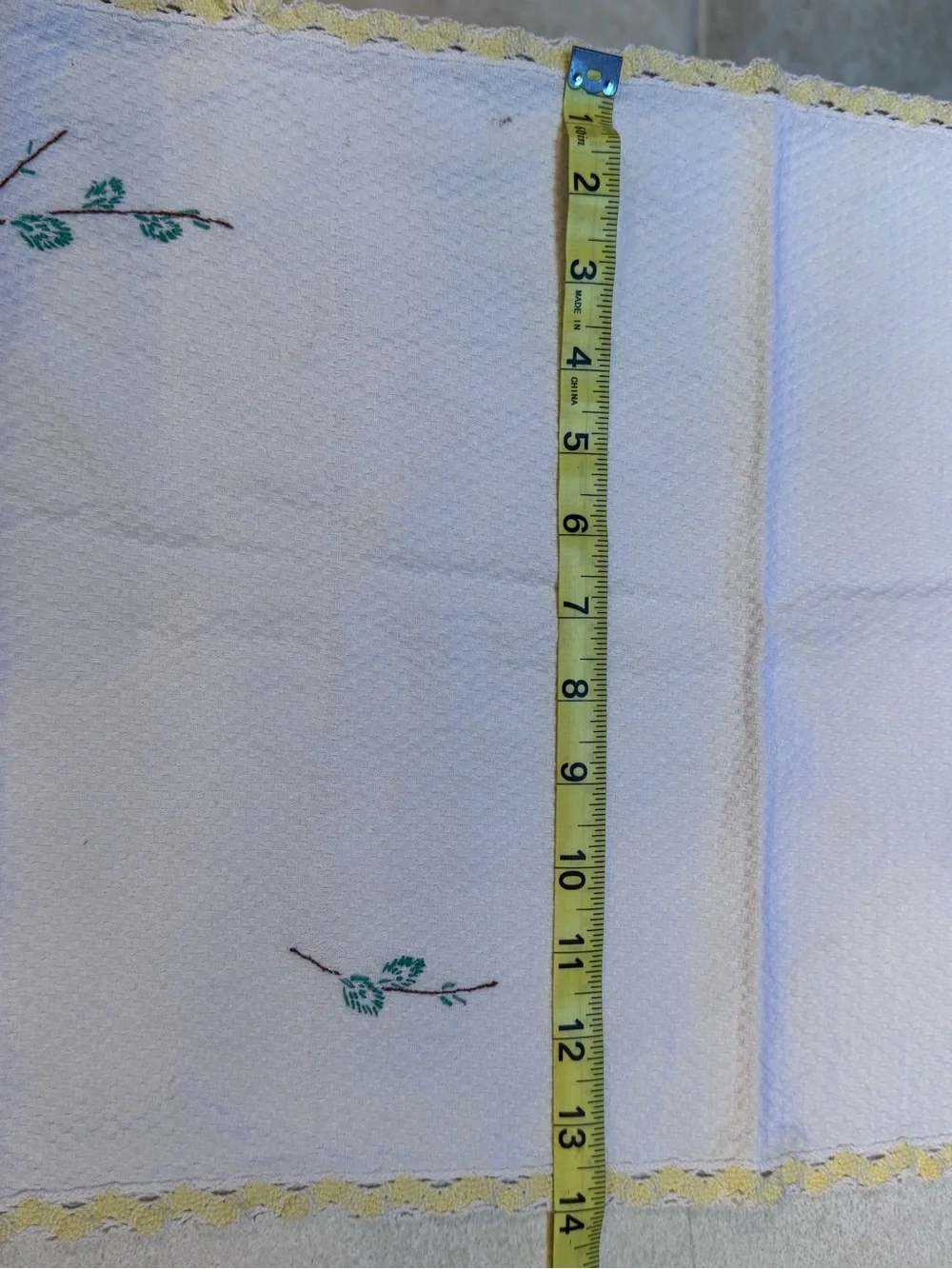 Embroidered Blue Bird of Happiness Table Runner